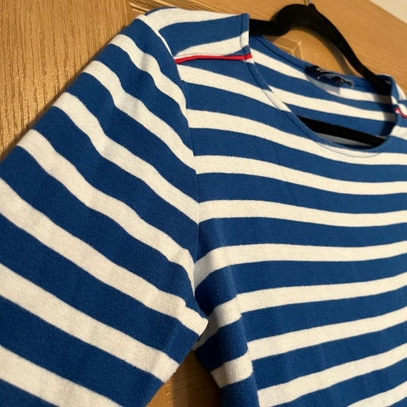 Jones New York Blue and White Striped Top - Picture 2 of 7